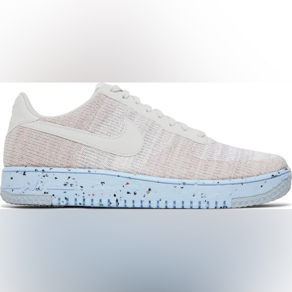Nike Air Force 1 Crater Flyknit White/Photon Dust Size 7.5 for Men/ 9 for Women